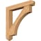 Ekena Millwork Westlake Arts and Crafts Smooth Bracket w/ Offset Brace, Western Red Cedar, 7 1/2"W x 46"D x 46"H BKT0806X46X46WTL03SWR - alternate 1